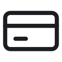Flexible payment options — line icon