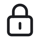 Free SSL certificate — line icon