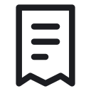Automated tax handling — line icon