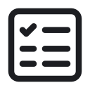 Unlimited small requests, queued — line icon