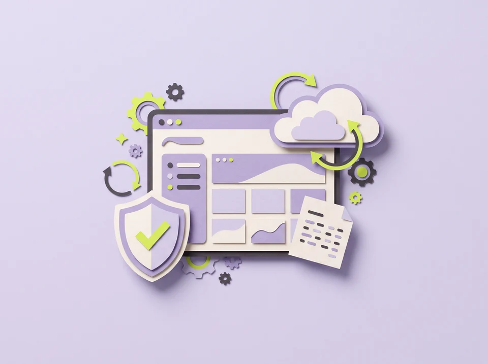 Website care with security, backups, and reporting